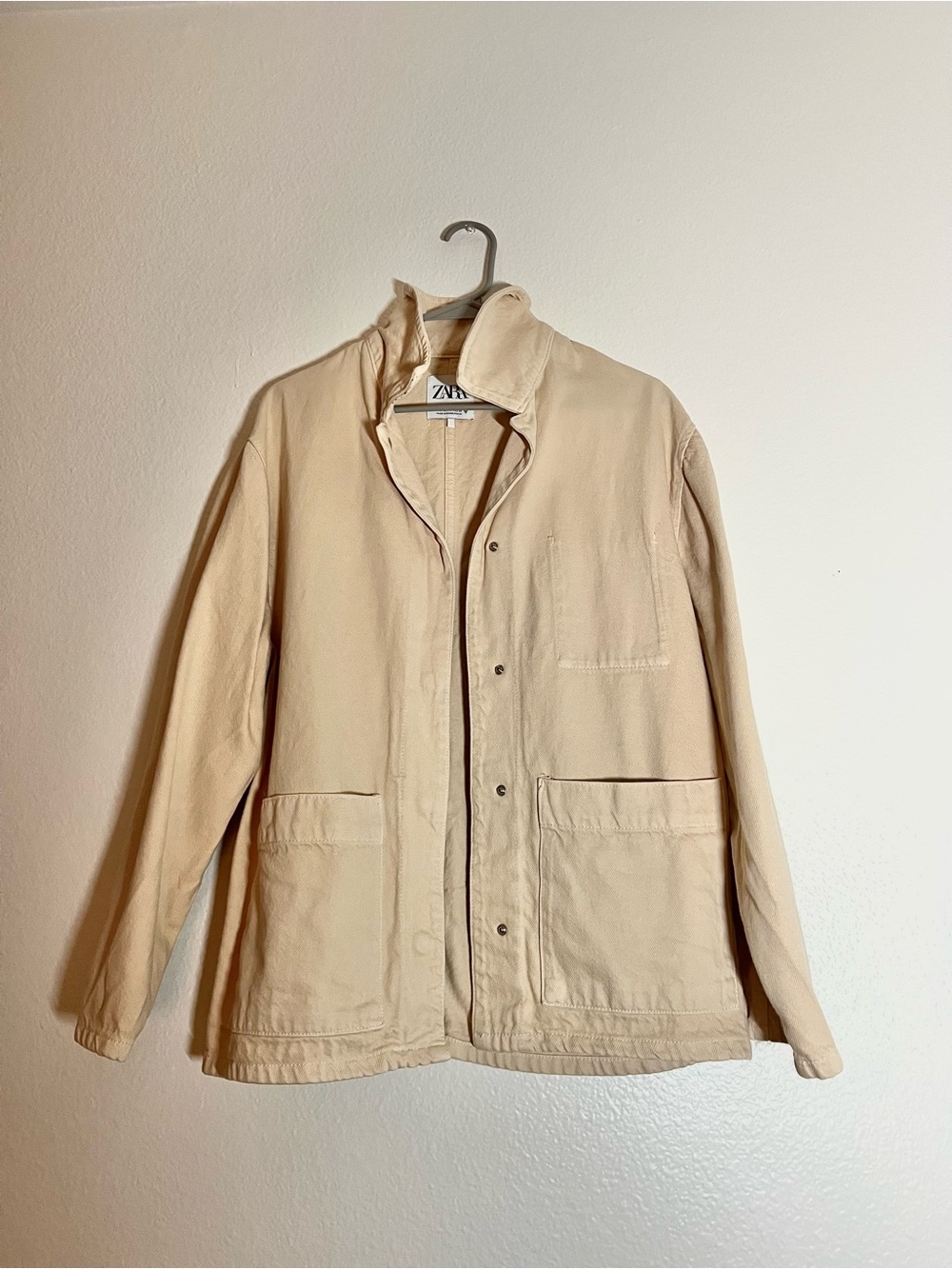 Zara Women’s Cream Workwear Jacket